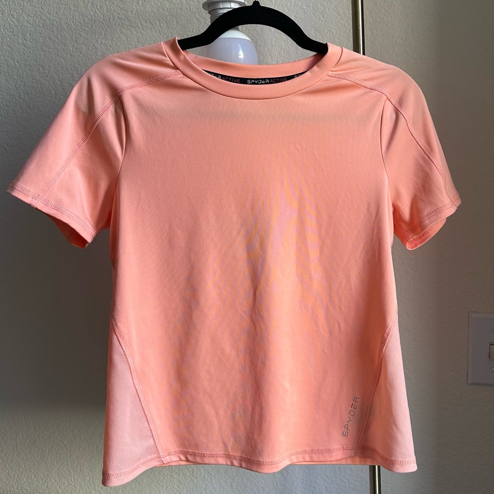 Spyder Active Coral Workout Tee